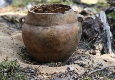 cmentarzysko odkryte przez harcerzy